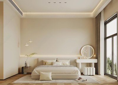 现代卧室3D模型下载